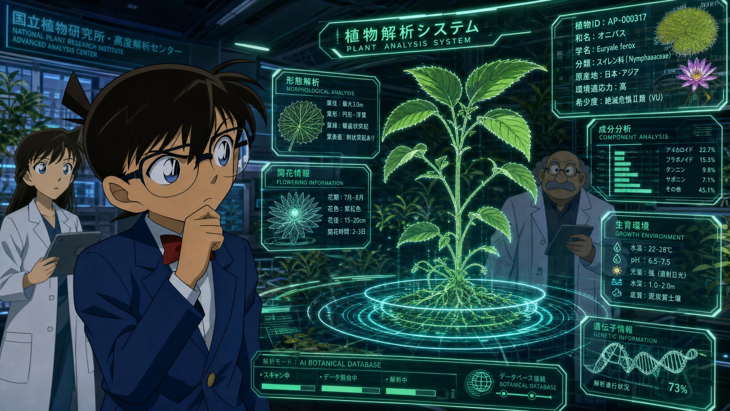 国产一区AI植物分析系统
